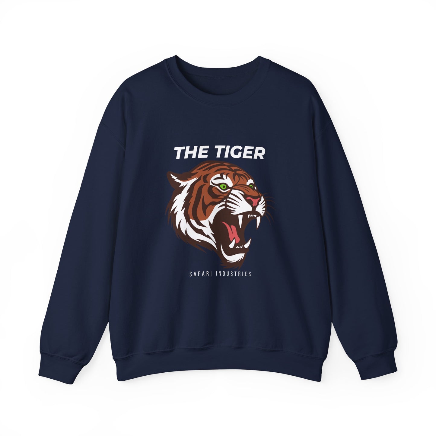 Fierce Tiger Sweatshirt - Unisex Heavy Blend™ Crewneck, Cozy Tiger Graphic, Perfect for Lounging, Gift for Nature Lovers, Casual [...]