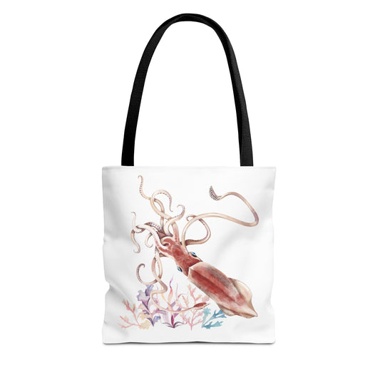 Squid dance of tentacles and translucence Tote Bag