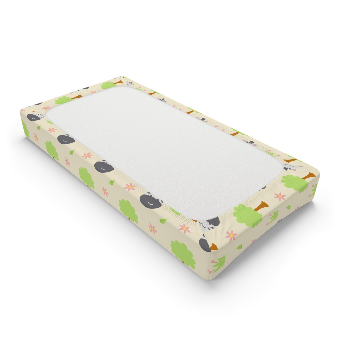 Baby Changing Pad Cover — Cute Woodland Koala & Tree Nursery Pattern