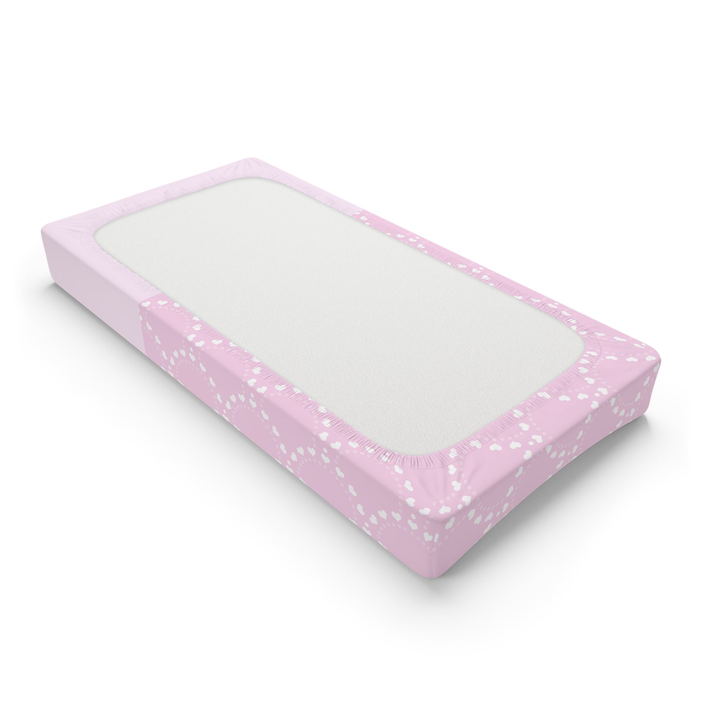 Changing Pad Cover – Personalized Pink Mermaid Design (Name Option)