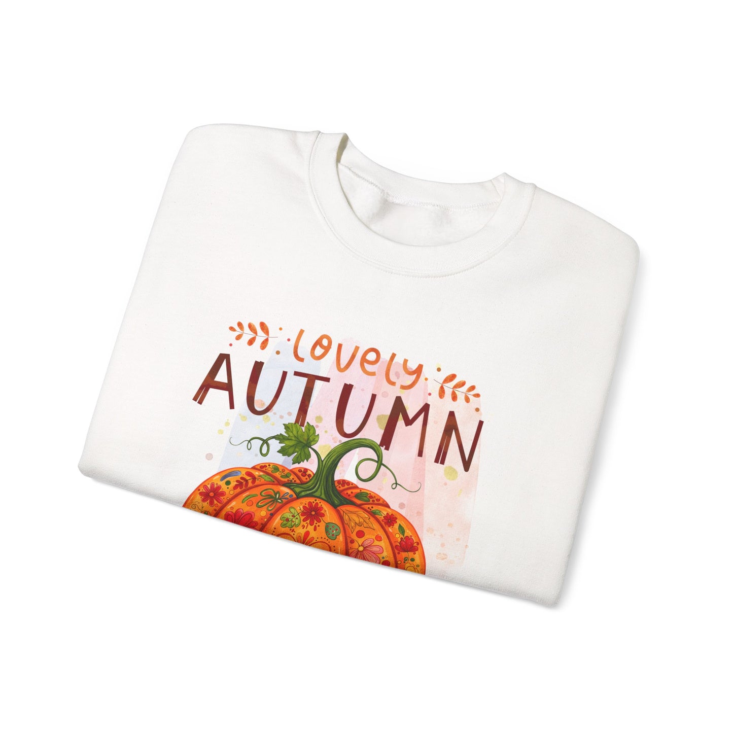 Cozy Autumn Sweatshirt, Fall Apparel, Pumpkin Crewneck, Unisex Sweater, Perfect for Thanksgiving, Seasonal Clothing