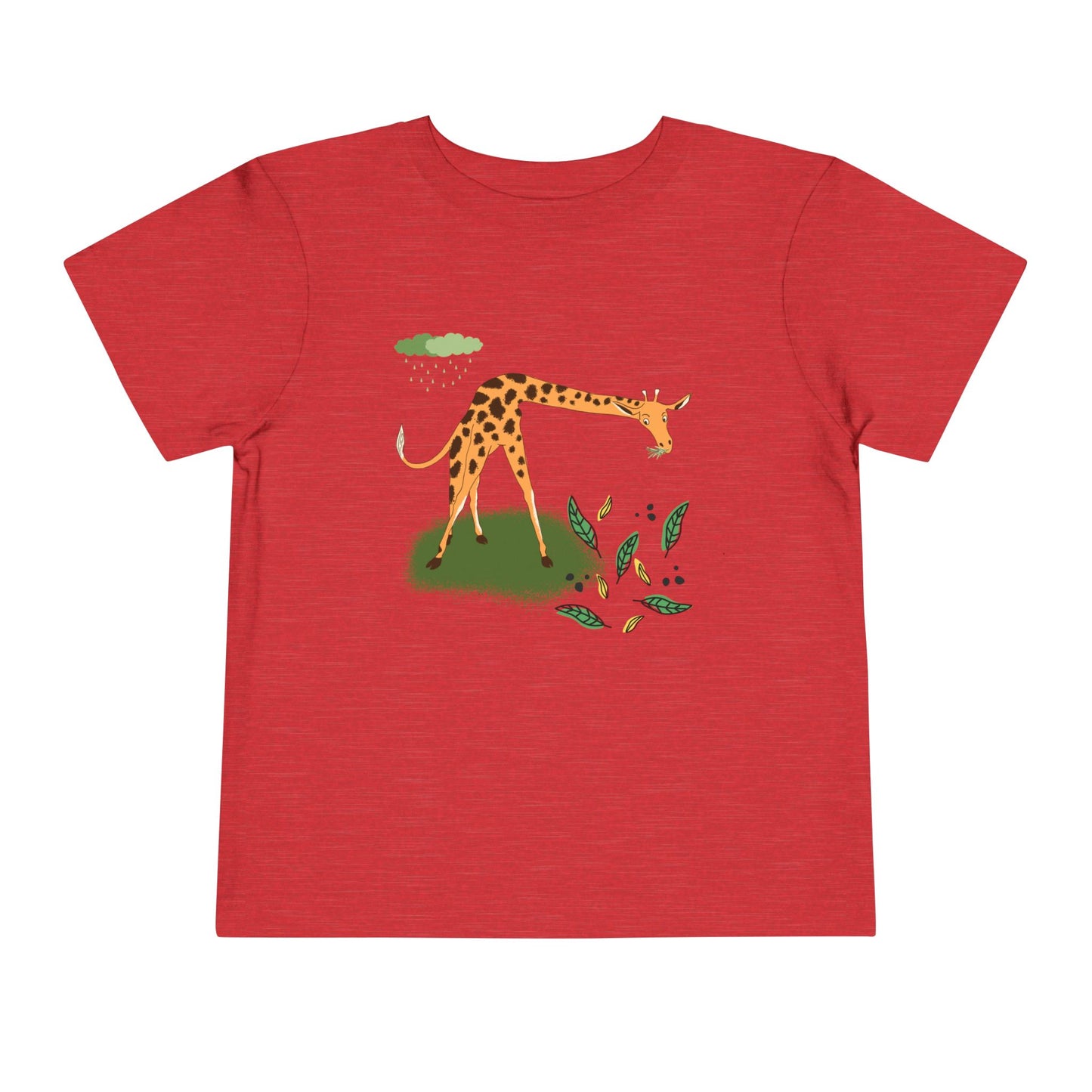 Cute Giraffe Toddler Tee, Animal Shirt, Kids Summer Tee, Playful Toddler Clothes, Gift for Baby Showers, Nursery Decor, Toddler Outfit