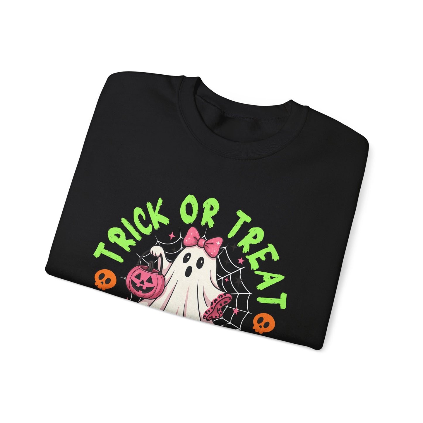 Halloween Ghost Crewneck Sweatshirt, Cozy Fall Gift, Trick or Treat Apparel, Unisex Pullover for Halloween Celebrations, Spooky Season [...]
