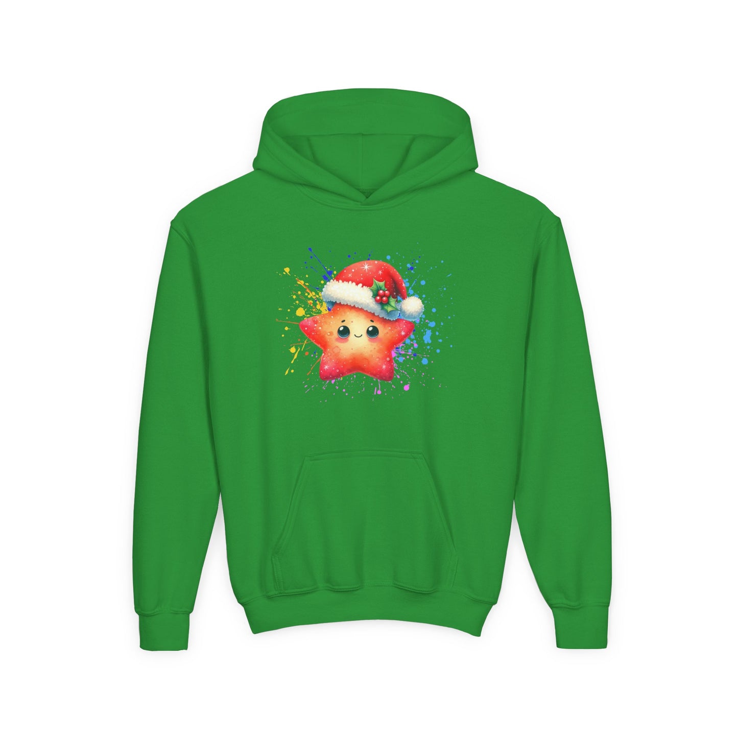 Cute Holiday Star Hoodie for Kids