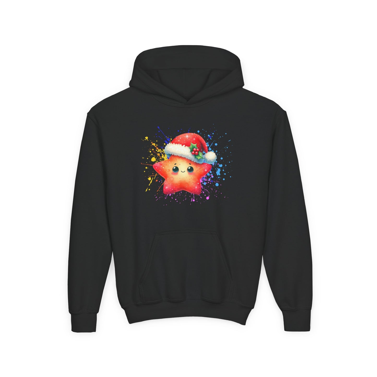Cute Holiday Star Hoodie for Kids
