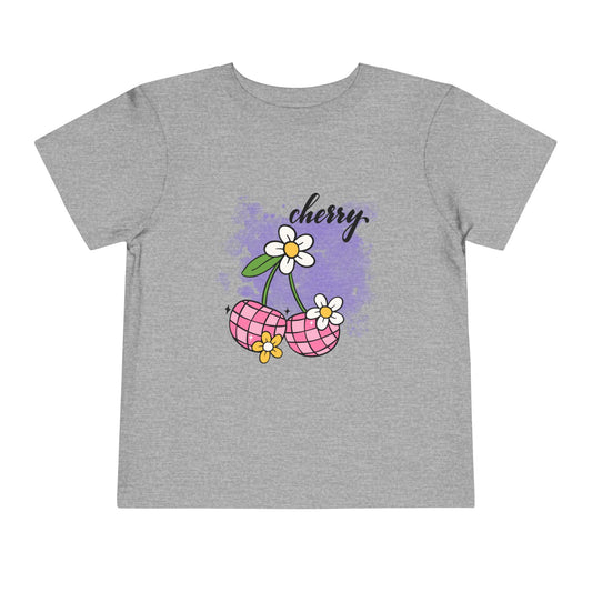 Cherry Blossom Toddler Tee, Cute Kids T-Shirt, Spring Fashion, Gift for Toddlers, Summer Outfit, Playtime Shirt