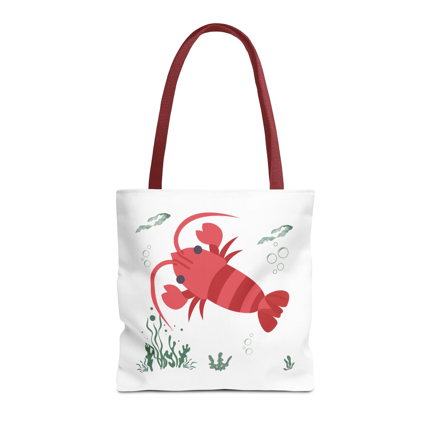 Red crayfish in an aquatic environment Tote Bag