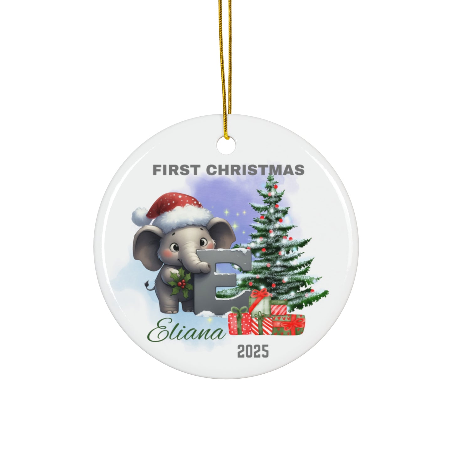 Personalized Christmas Ornament, Keepsake Holiday Decoration, First Christmas Keepsake, Unique Gift for Baby's First Christmas, [...]