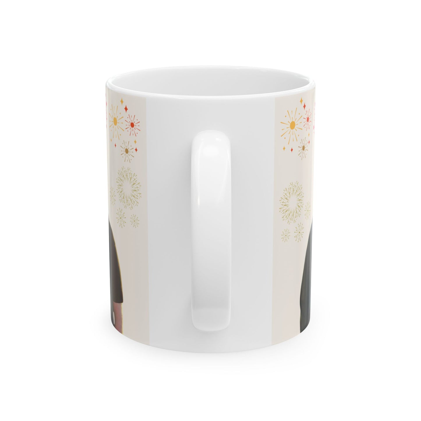 Happy New Year 2026 Photo Ceramic Mug — Personalized Family New Year Coffee Cup (11oz/15oz)