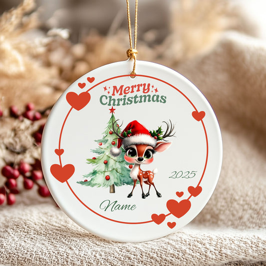 Personalized Christmas Ornament, Festive Holiday Decor, Unique Gifts for Friends and Family, Tree Decoration, Keepsake