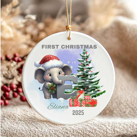 Personalized Christmas Ornament, Keepsake Holiday Decoration, First Christmas Keepsake, Unique Gift for Baby's First Christmas, [...]