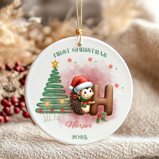 Personalized Christmas Ornament, Holiday Decor, First Christmas Keepsake, Custom Gift for Kids, Unique Tree Decoration