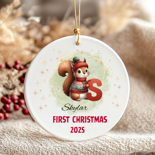 Personalized First Christmas Ornament, Custom Holiday Decoration, Baby's First Christmas Keepsake, Unique Gift for New Parents, [...]