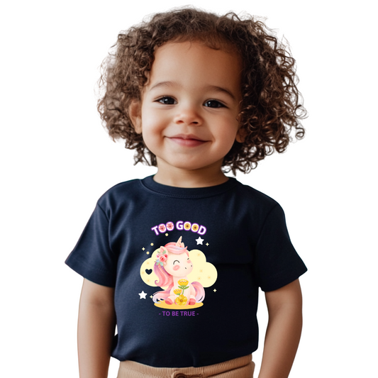 Too Good Toddler Tee, Cute Kids T-Shirt, Fun Gift for Toddlers, Birthday Shirt, Summer Outfit, Playful Apparel