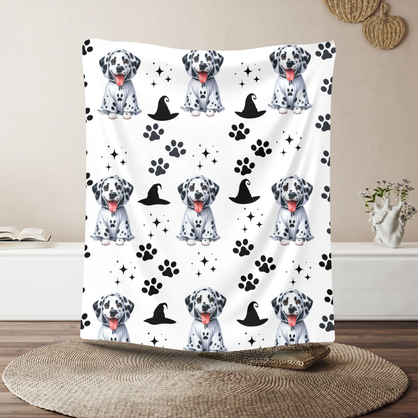 Cozy Dalmatian Print Throw Blanket - Perfect for Pet Lovers, Home Decor, Gift for Dog Owners, Snuggle Up, Fall Decor