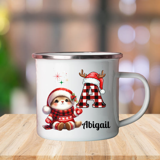 Personalized Enamel Camping Mug with Cute Sloth Design, Perfect Gift for Nature Lovers, Outdoor Adventures, Holiday Hot Cocoa, Custom [...]