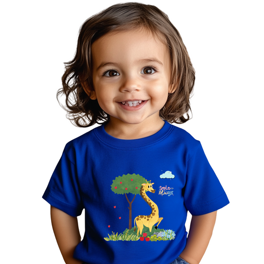 Cute Giraffe Toddler Tee, Animal Shirt, Kids Summer Tee, Playful Toddler Clothes, Gift for Baby Showers, Nursery Decor, Toddler Outfit