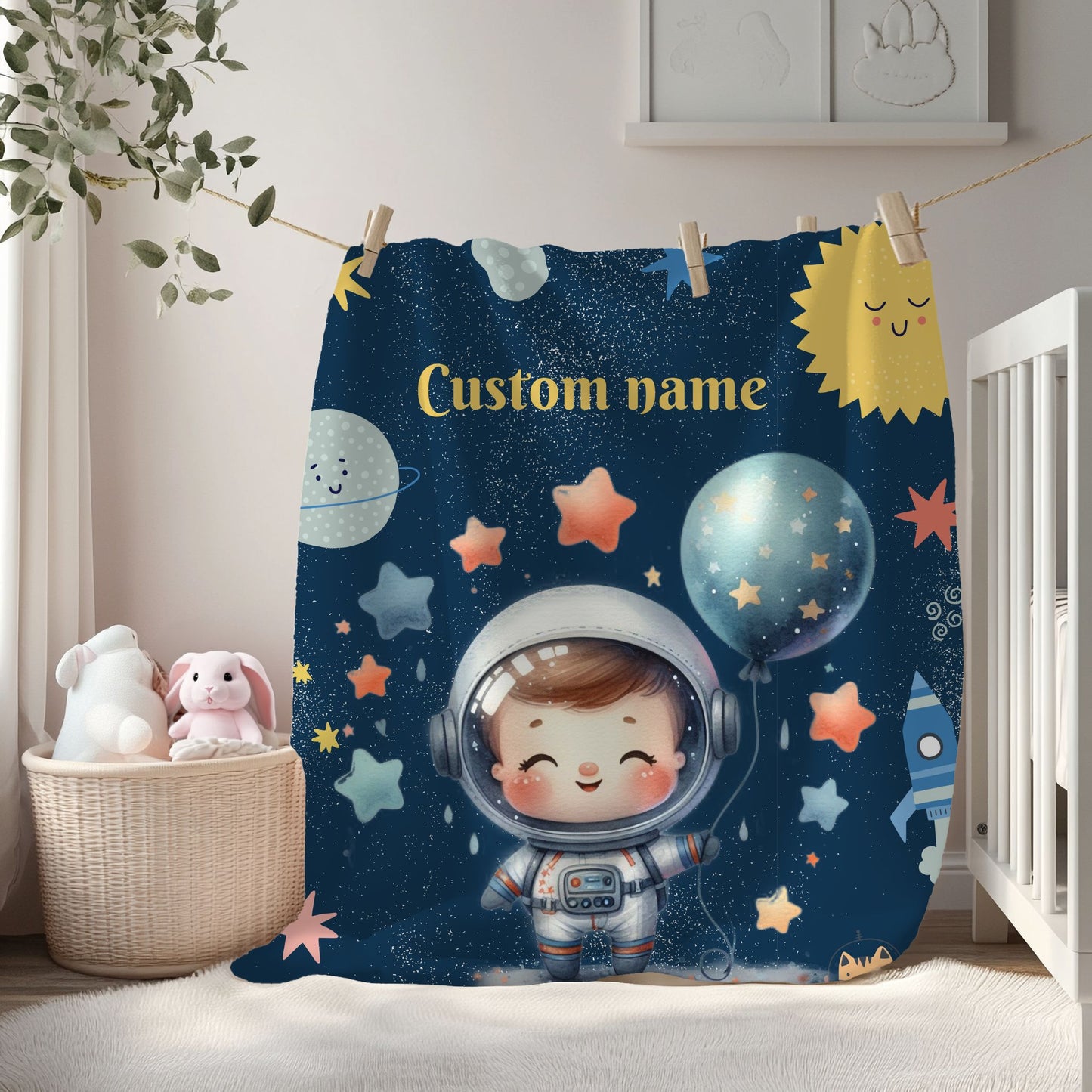 Cosmic Adventure Velveteen Plush Blanket, Soft Kid-Friendly Blanket, Space-Themed Nursery Decor, Cozy Blanket for Kids, Fun Gift for [...]