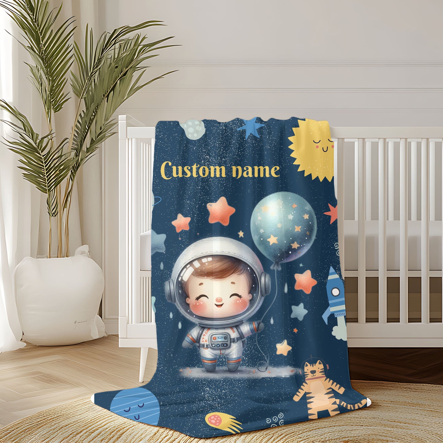 Cosmic Adventure Velveteen Plush Blanket, Soft Kid-Friendly Blanket, Space-Themed Nursery Decor, Cozy Blanket for Kids, Fun Gift for [...]