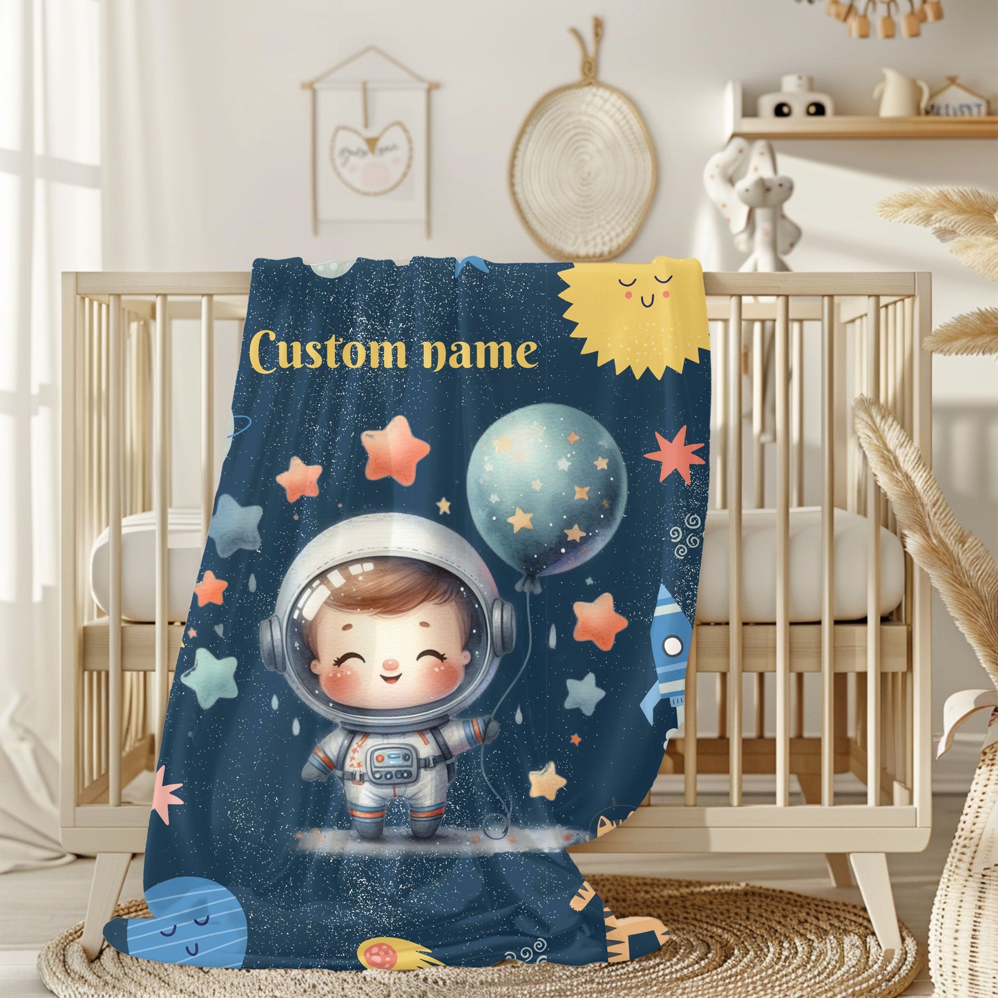 Cosmic Adventure Velveteen Plush Blanket, Soft Kid-Friendly Blanket, Space-Themed Nursery Decor, Cozy Blanket for Kids, Fun Gift for [...]