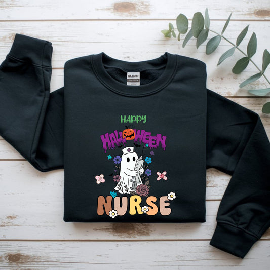 Happy Halloween Nurse Sweatshirt, Unisex Crewneck Sweatshirt for Nurses, Cozy Halloween Apparel, Fall Celebration Clothing, Perfect [...]