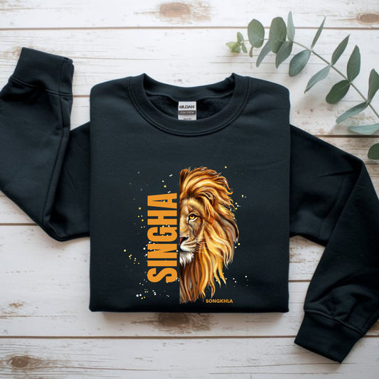 Majestic Lion Sweatshirt | Unisex Heavy Blend™ Crewneck | Gift for Animal Lovers, Stylish Fashion, Cozy Outfit, Unique Design, Casual Wear