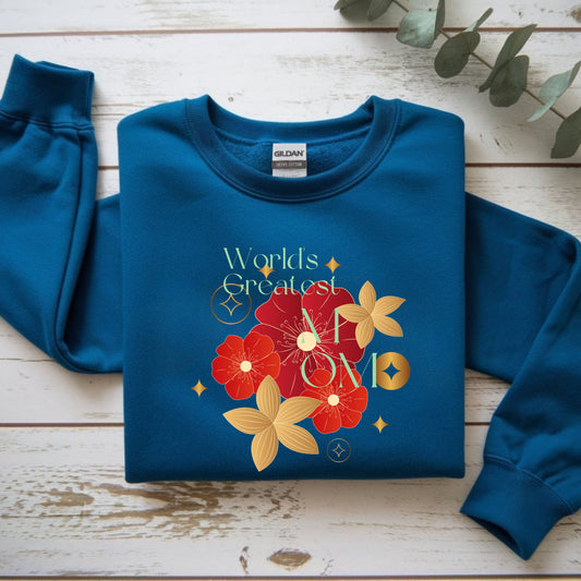 Floral Art Sweatshirt - Cozy Unisex Crewneck for All Occasions, Perfect Gift for Nature Lovers, Spring Vibes, Floral Aesthetic, [...]