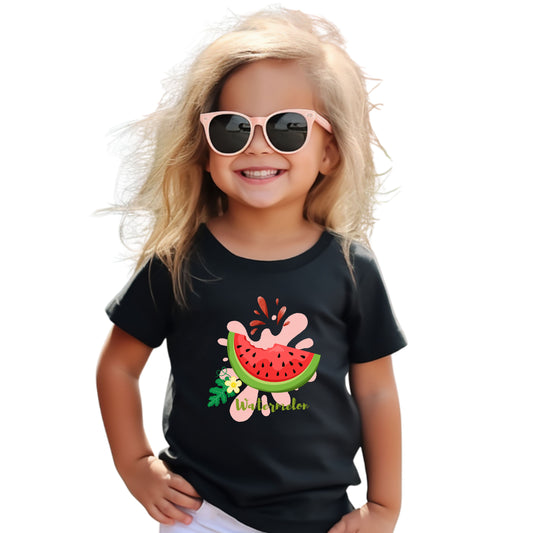 Watermelon Splash Toddler Tee, Summer Shirt, Kids T-Shirt, Cute Toddler Outfit, Fun Playwear, Birthday Gift