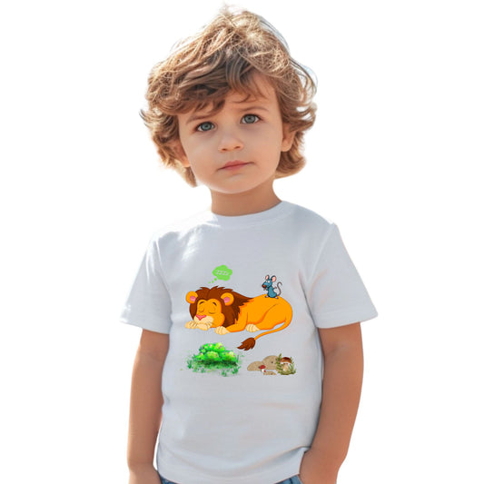 Lion Dreaming Toddler Tee, Cute Kids Shirt, Animal Lover Gift, Playful Toddler Apparel, Birthday Gift, Fun Kids Clothing