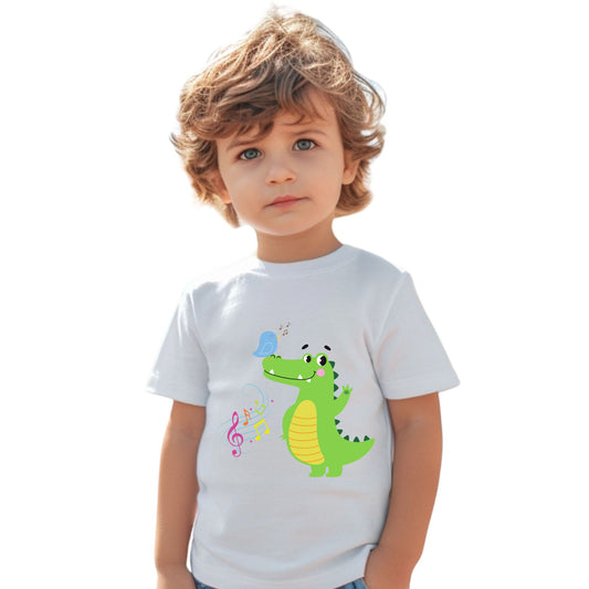 Cute Crocodile Toddler Tee, Kids Gift, Summer Clothing, Birthday Outfit, Playtime Shirt, Animal Lover Apparel