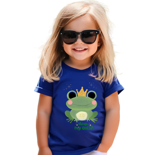 Cute Frog Toddler Tee - Perfect Gift for Birthdays, Playdates, Summer Outings, Baby Showers, Cute Kids Clothing