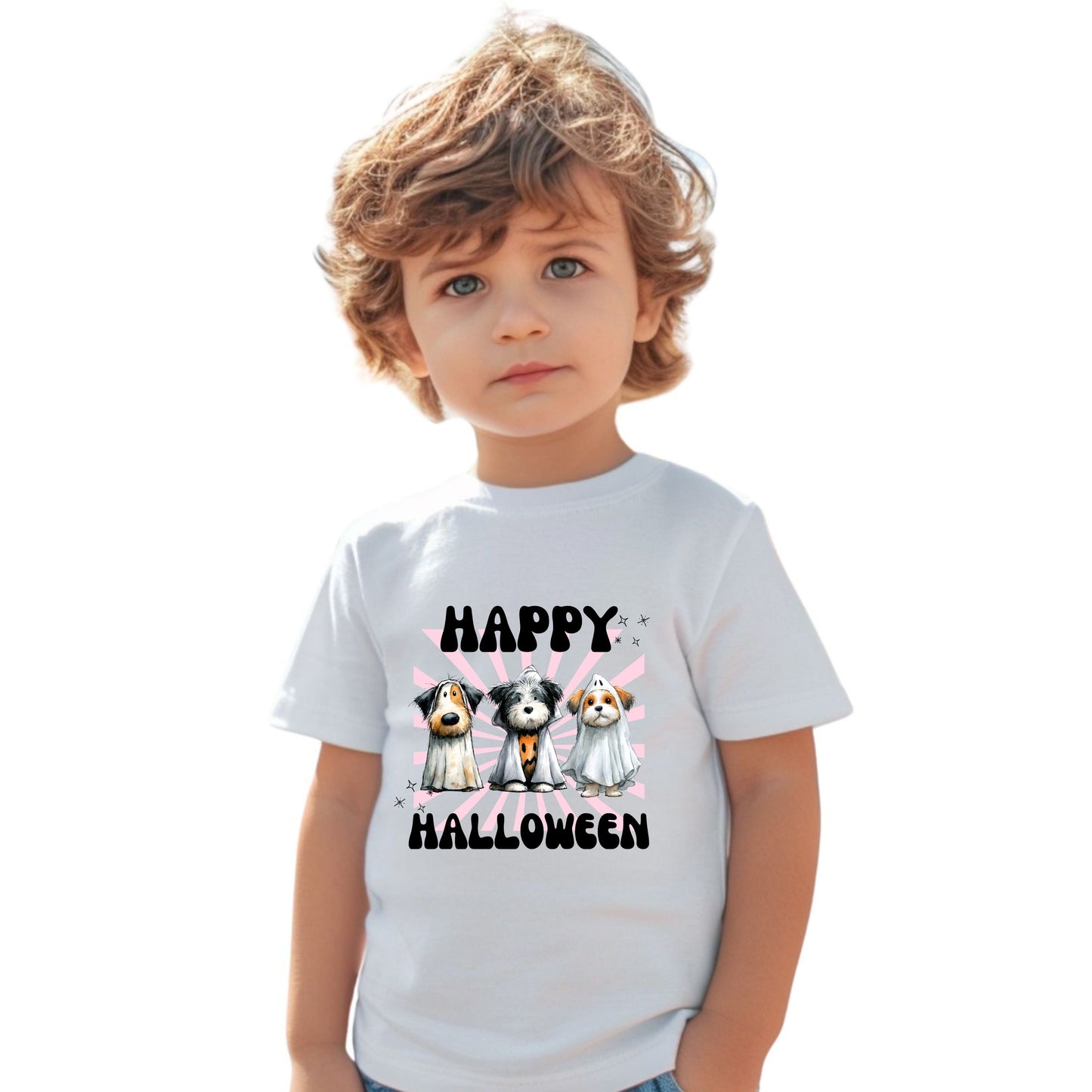 Toddler Halloween Tee - Cute Dog Design, Kids Halloween Shirt, Toddler Costume Shirt, Fun Playwear, Birthday Gift, Dog Lover Tee