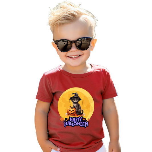 Happy Halloween Toddler Tee, Cute Halloween Shirt, Toddler Halloween Outfit, Kids Halloween Costume, Fall Festivity Apparel
